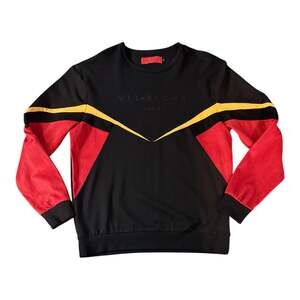 Vie Riche Paris Colorblock Sweatshirt Size L Black Red Yellow